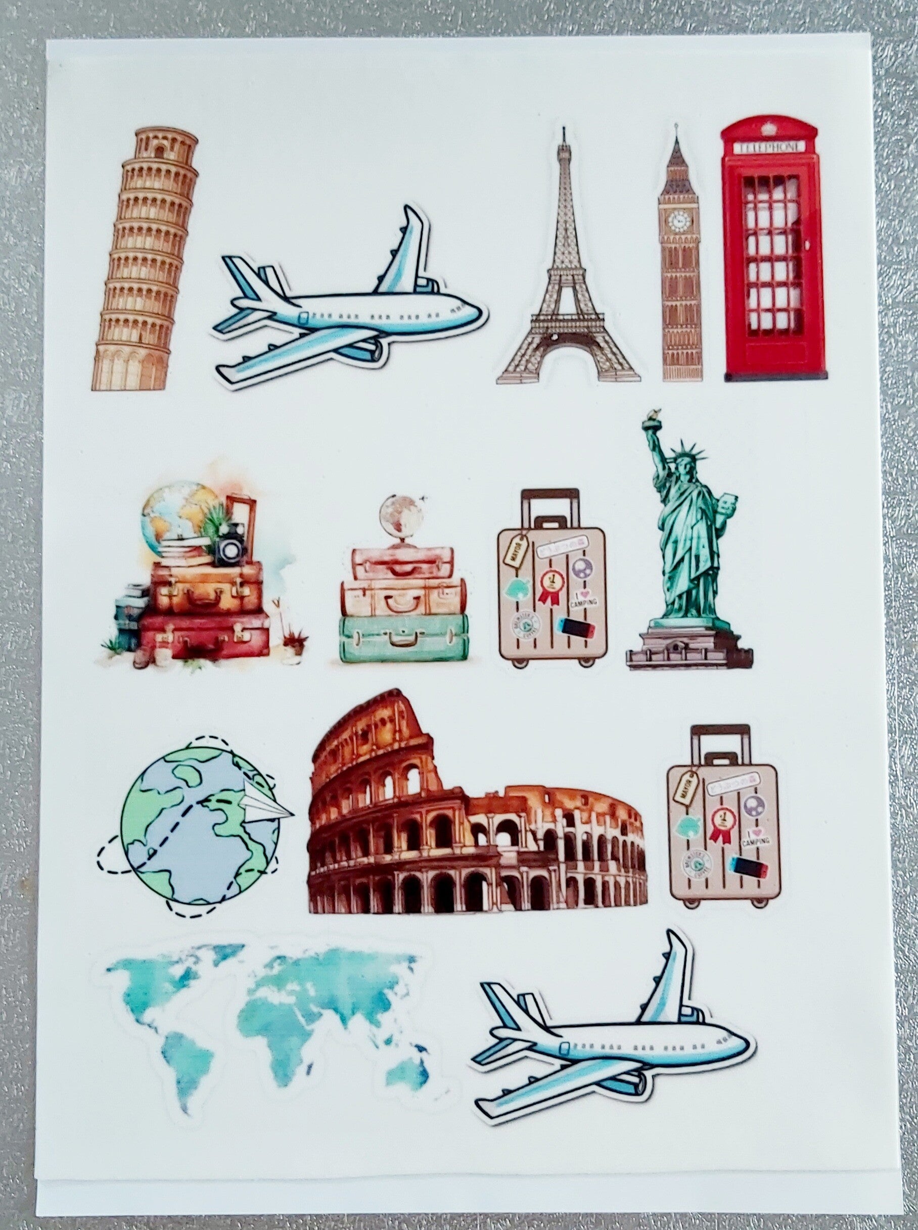 Eetbare print thema reizen / vakantie nummer 1