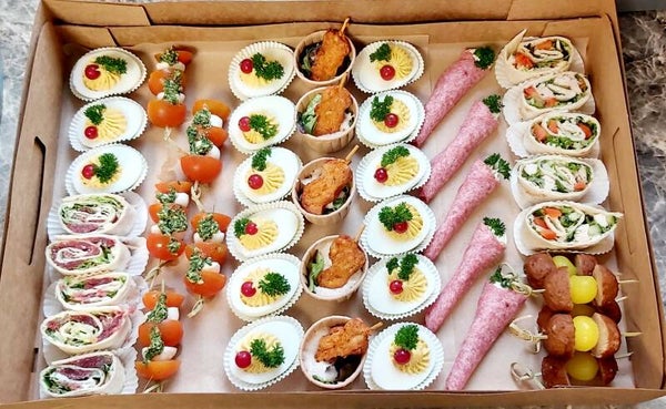 Hartige hapjes (minimale afname 50 hapjes) prijs per hapje