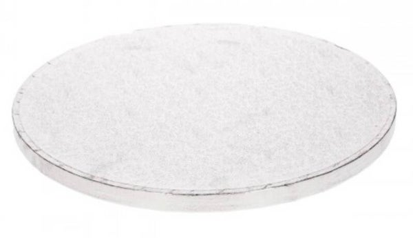 Drum rond doorsnede 33 cm zilver