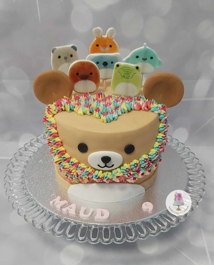 Taart S nummer 5 Squishmallows