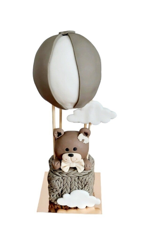 Beertje in luchtballon