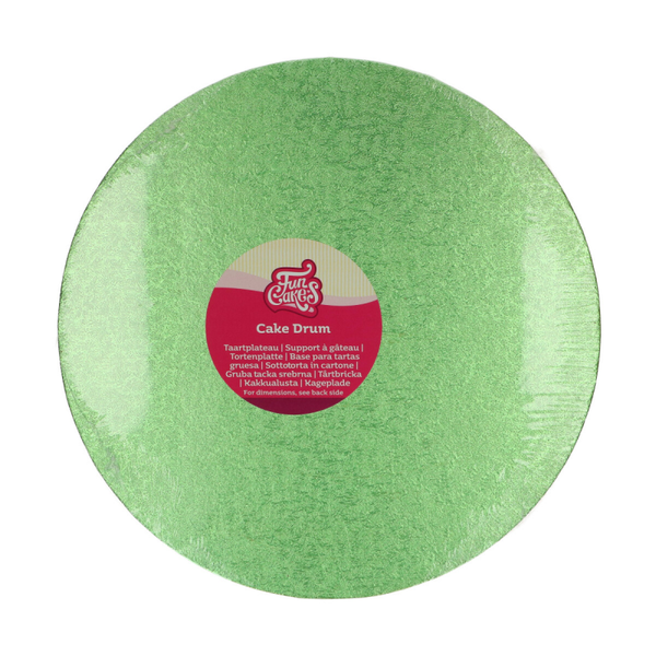 FunCakes Cake Drum Rond Ø30,5 cm - Licht Groen F80925
