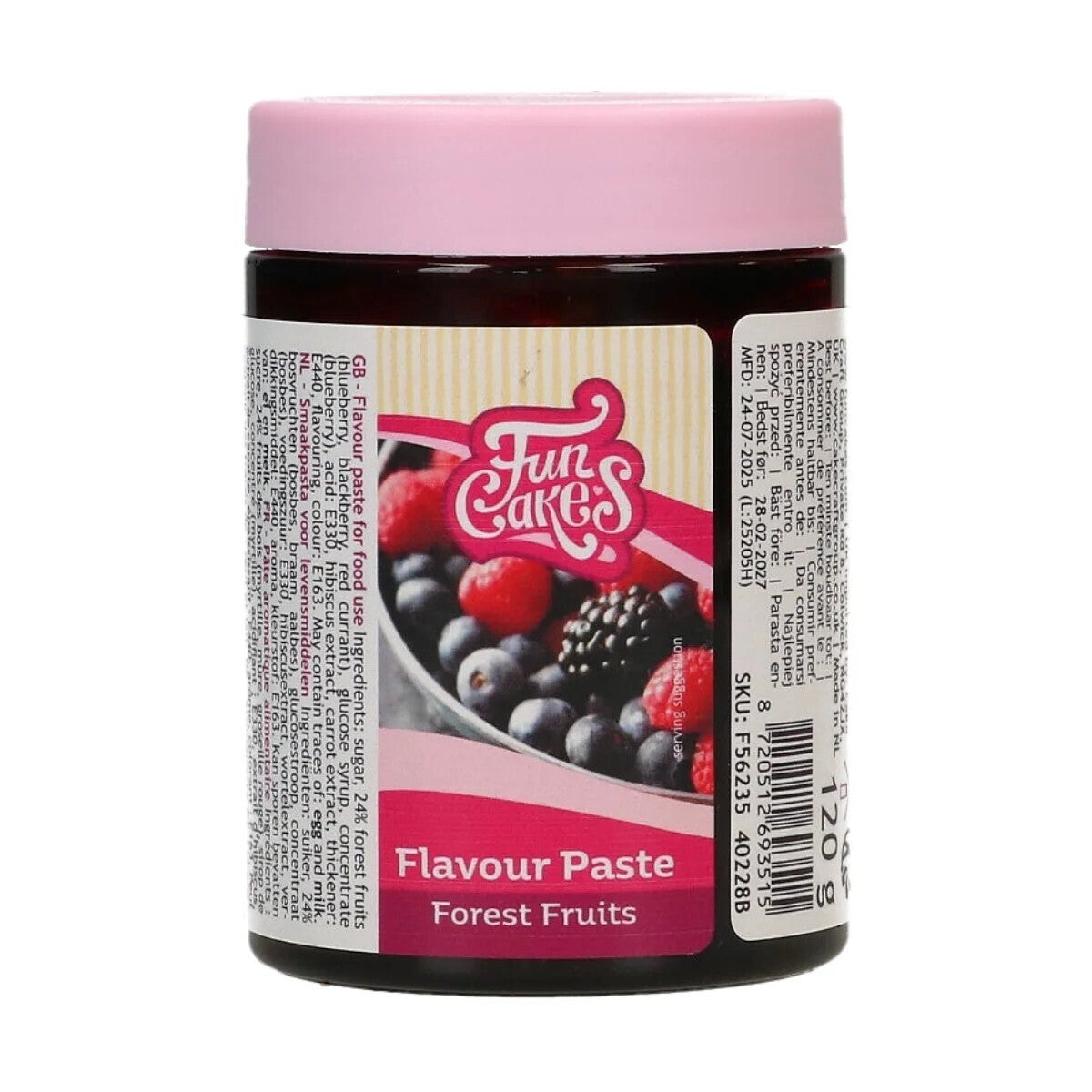 FunCakes Smaakpasta Bosvruchten 120g F56235