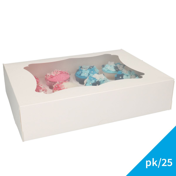 FunCakes Cupcake Doos 12 - Wit pk/25 F80350
