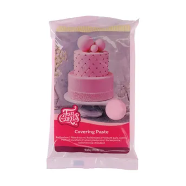FunCakes Covering Paste 500g Baby Roze  F20820