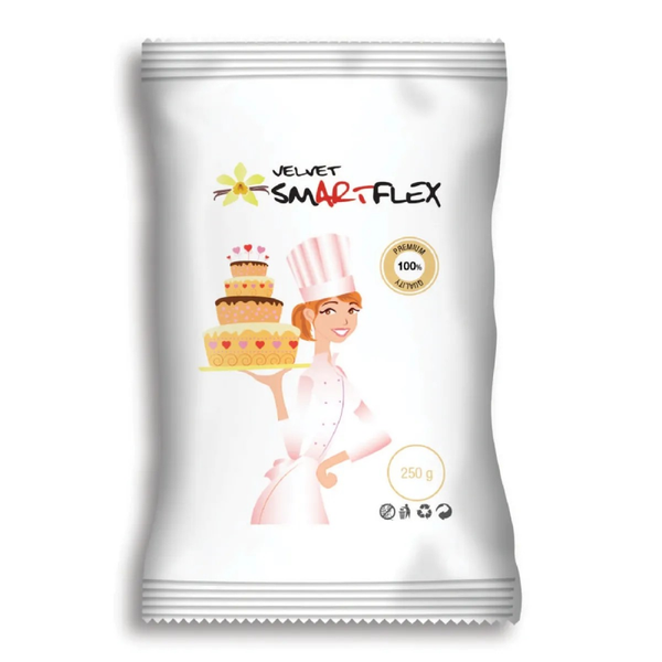 SmartFlex Fondant Wit Velvet Vanille 250g SMF001