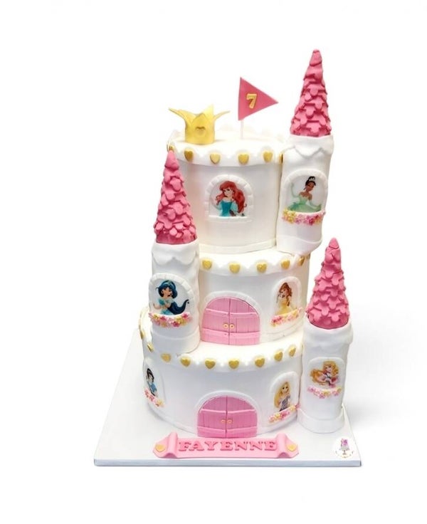 Taart Prinses nummer 1, 3 lagen, 35 personen