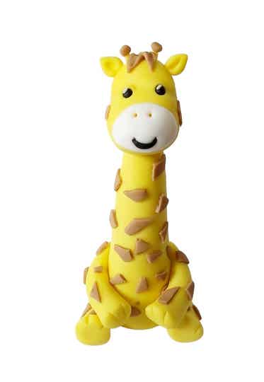 Geboetseerde giraffe nummer 1