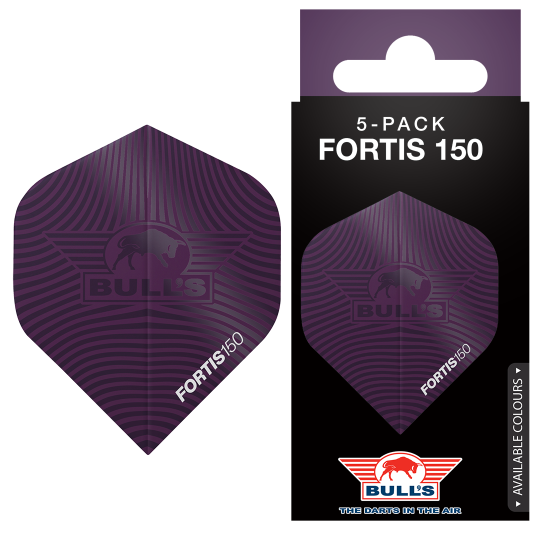 Bull's (NL)  - Fortis 150 No.2 Flights - 5-Pack - Purple
