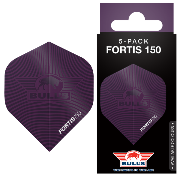 Bull's (NL)  - Fortis 150 No.2 Flights - 5-Pack - Purple