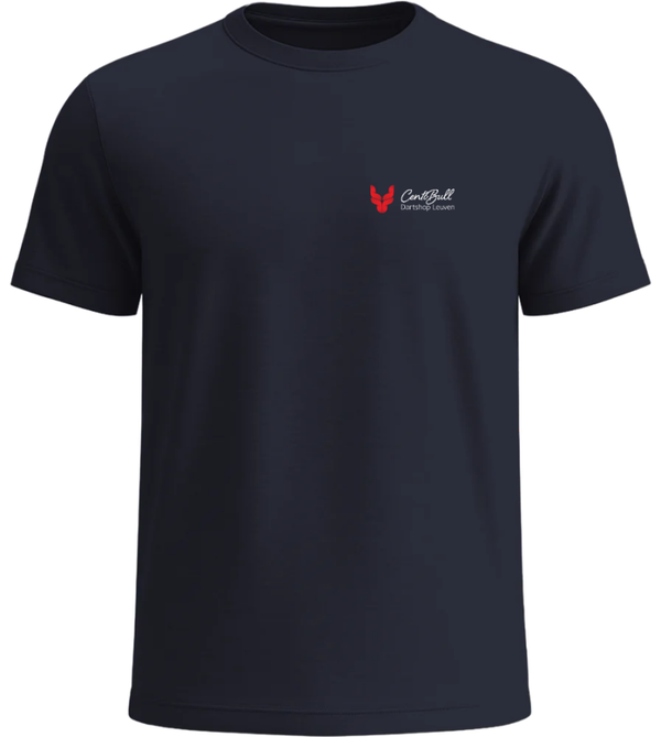 CentiBull Shirt - Black - Ronde kraag - Logo voorkant