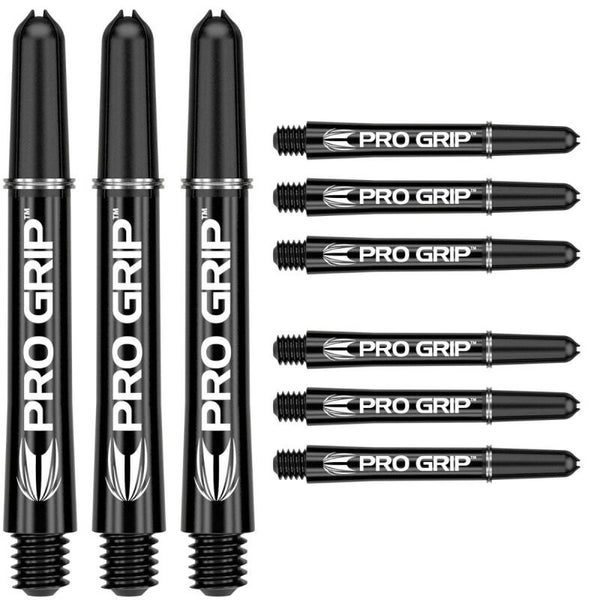 Target - Pro Grip - Black - 3 sets Shafts