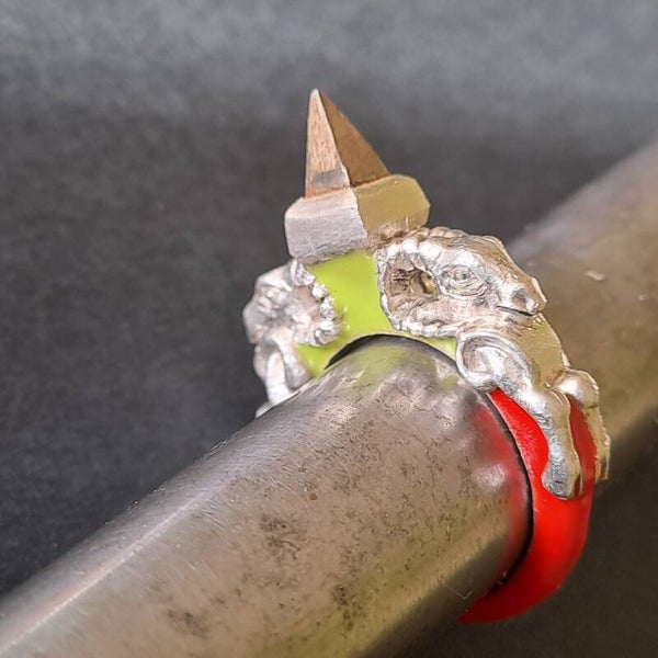 CLASSIC MEDIEVAL 2 GOATS RING