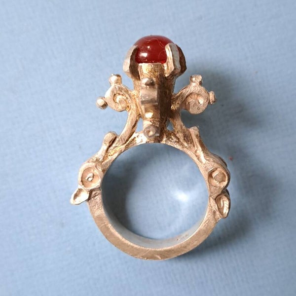 MEDIEVAL FERN FROND RING
