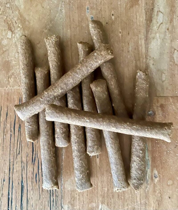 Mini struisvogel sticks 12 cm