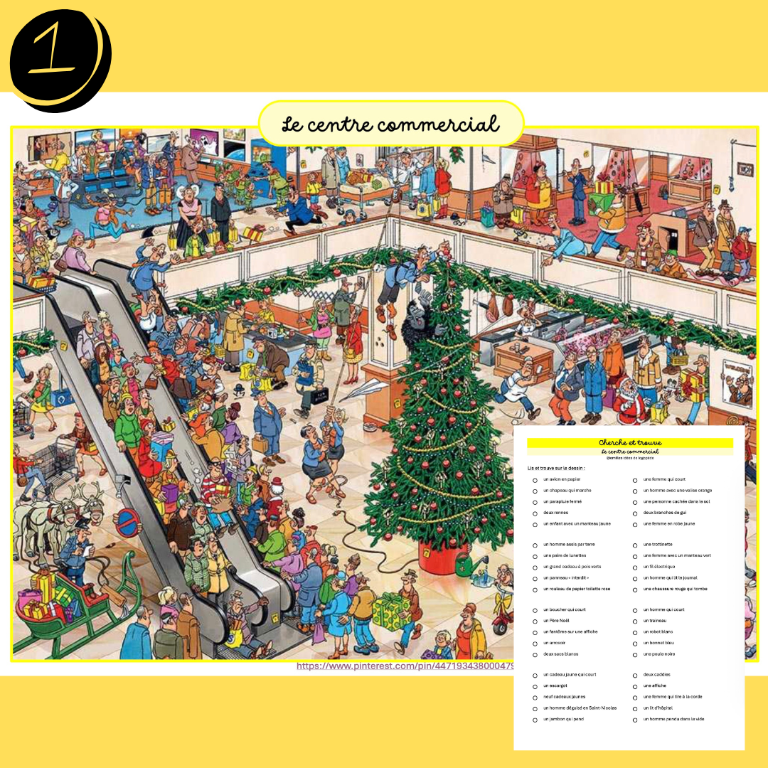 Cherche et trouve - Noël