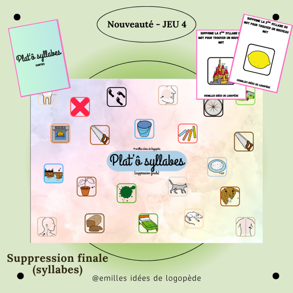 Plat'ô syllabes (suppression finale)