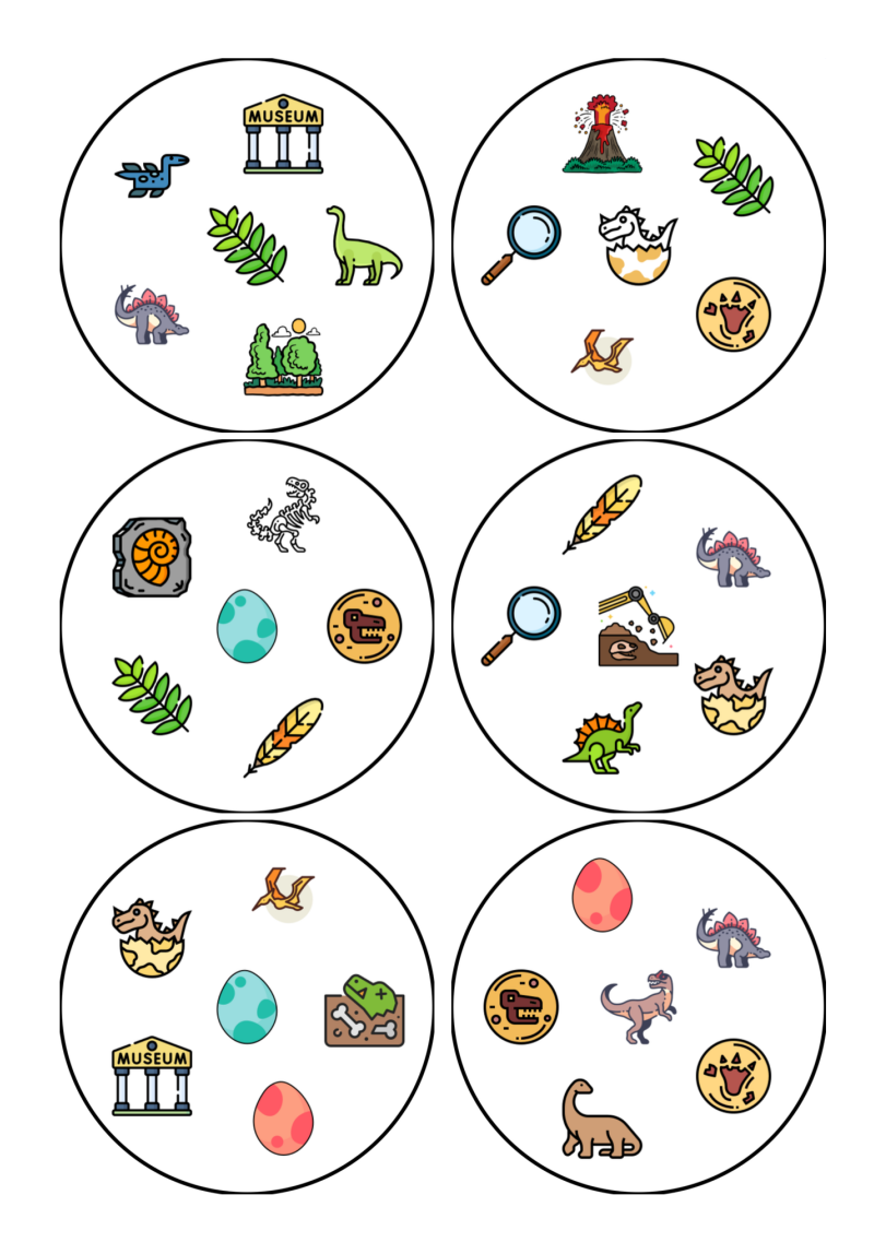 Jeu des doubles (dinosaures)