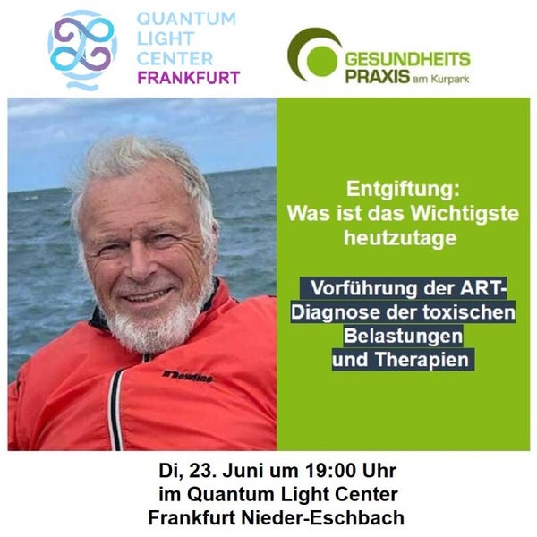 Entgiftung-Vortrag von Dr. Reinhard Kobelt | Quantum Light Center