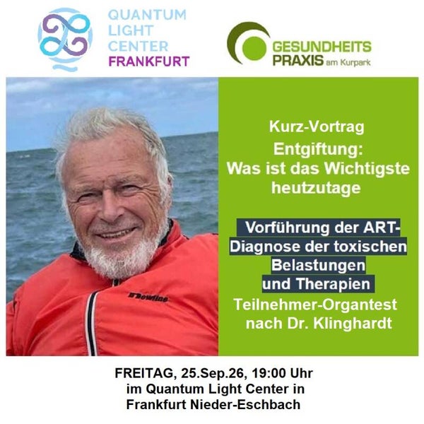Dr. Reinhard Kobelt: Kurz-Vortrag + Untersuchungen | Quantum Light Center