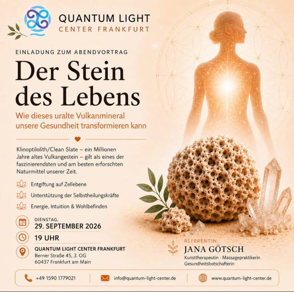 Vortrag "Der Stein des Lebens“ von Jana Rosa Götsch | Quantum Light Center