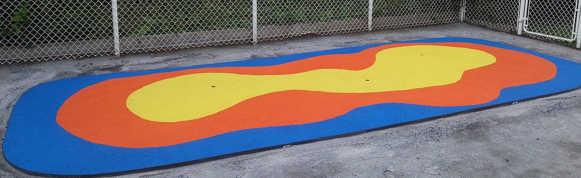 "Rubber surface installation at a daycare in Quebec City, Quebec" ✅