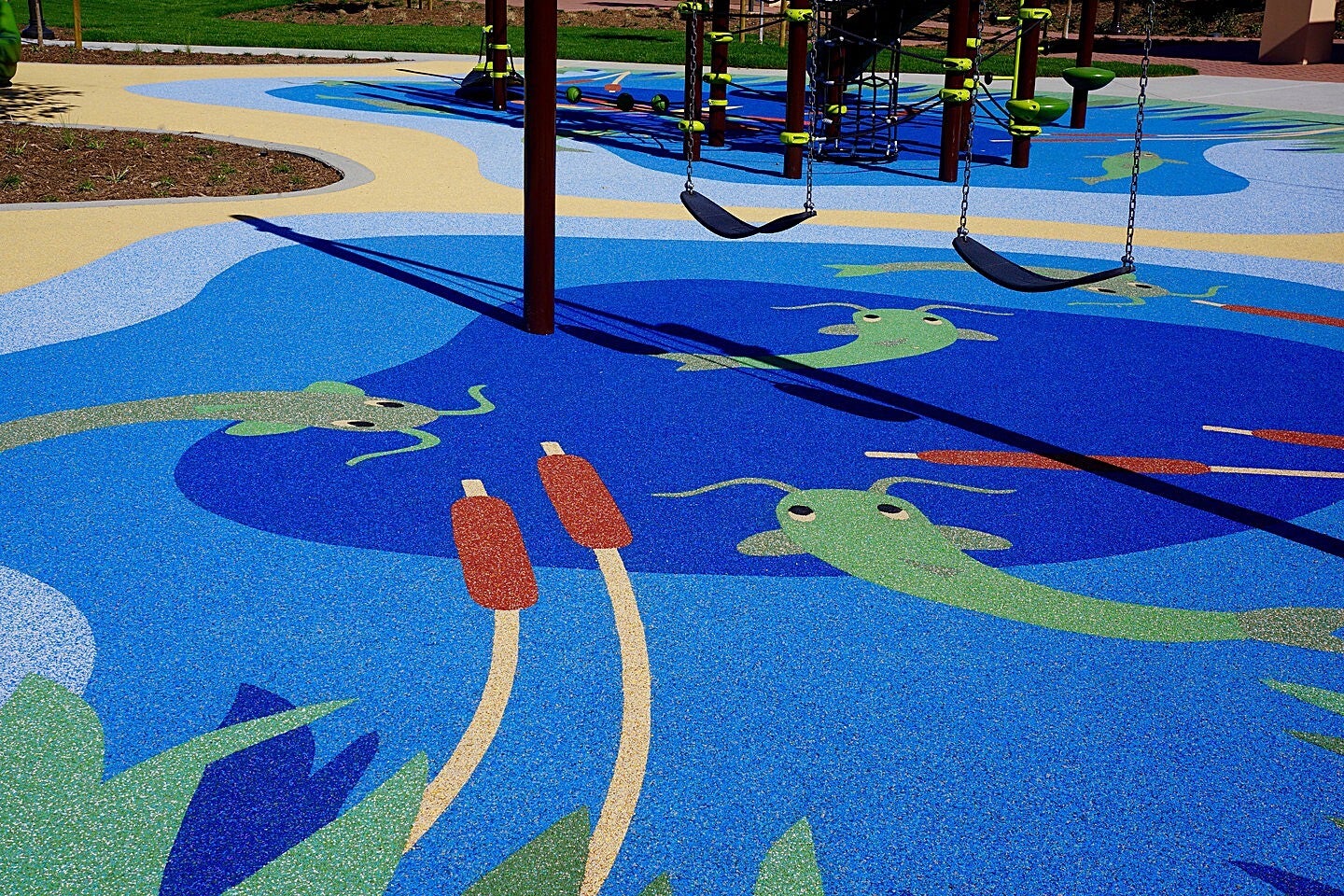 rubber  surface installation capo surface