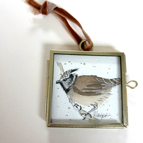 Kuifmees "Ready to fly"