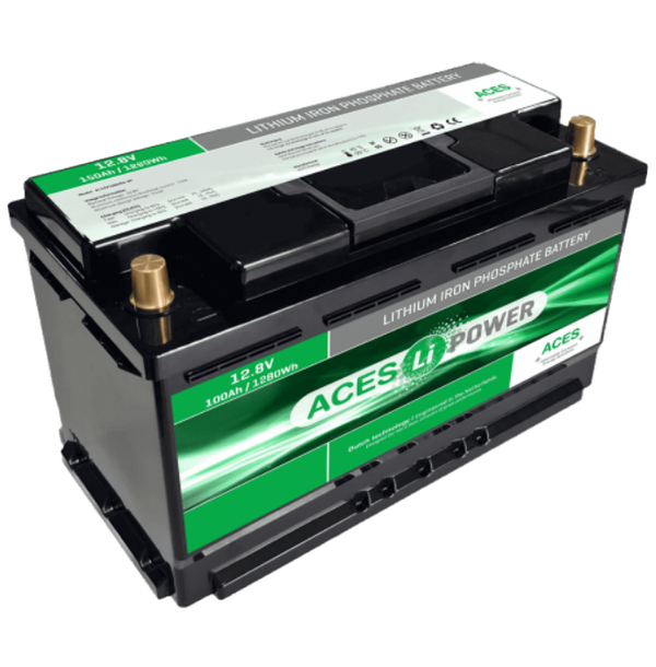 Aces 12V 100Ah HFA Lithium Bluetooth