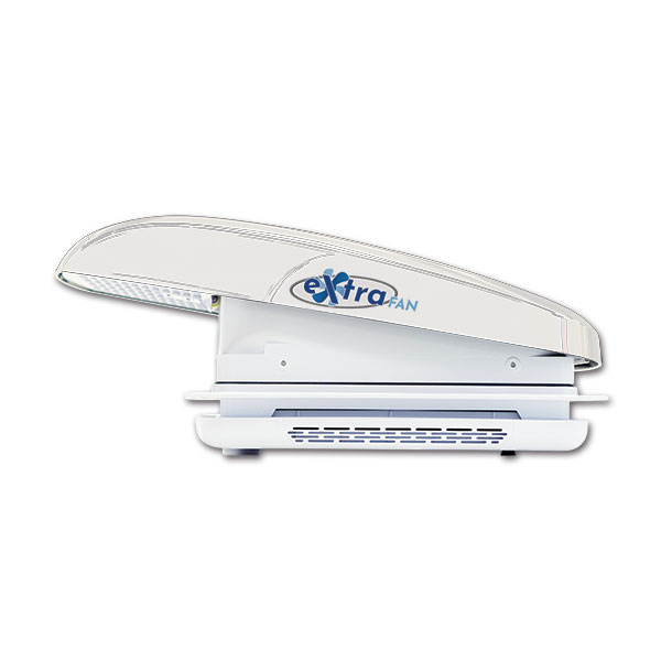 ExtraFAN 12 Volt dakventilator met afstandsbediening wit