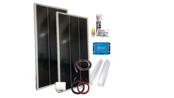 Bente Solarset-  2x170Watt +Victron MPPT 100/30