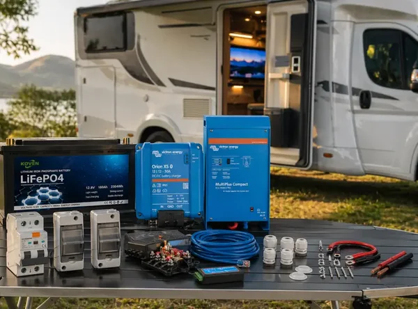 Off-Grid Power Kit: 180Ah Lithium & Victron 1600
