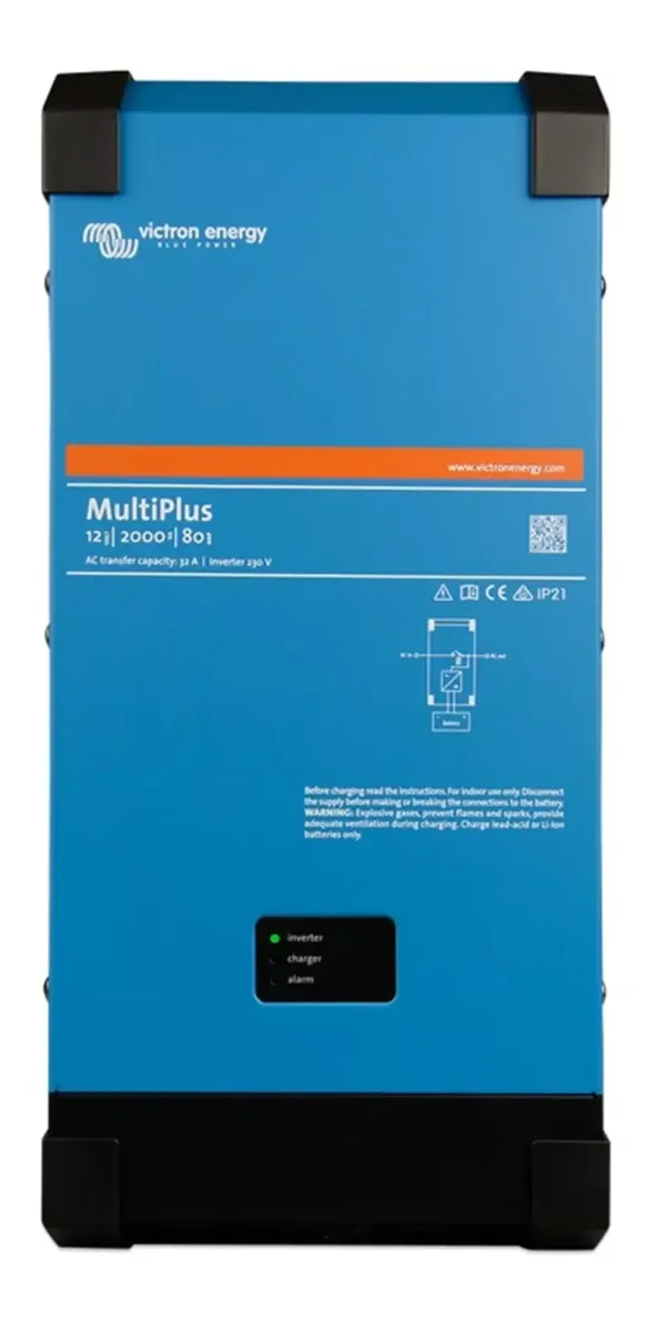 Victron MultiPlus 12/2000/80-32 omvormer en acculader 12V