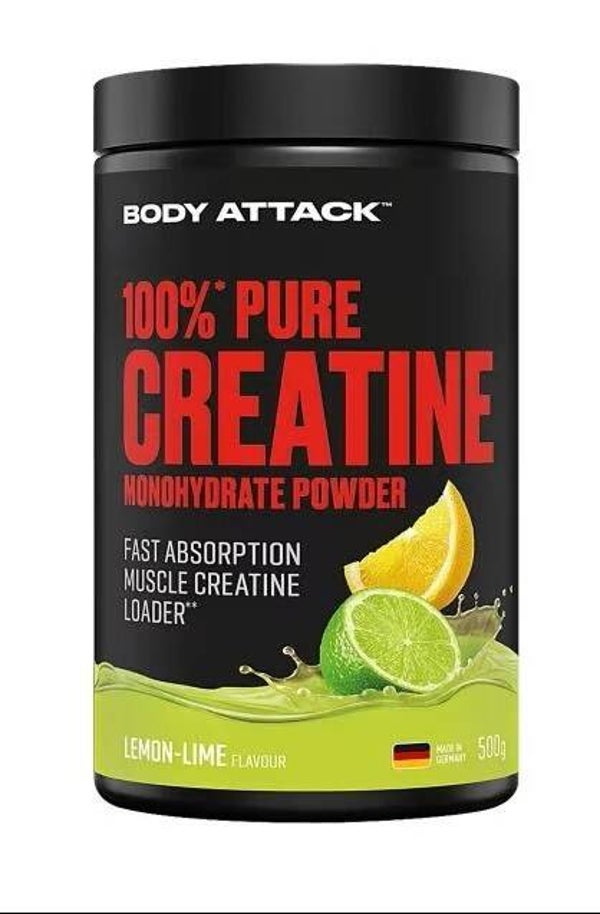 Body Attack 100% Pure Creatine Powder (500g Dose)