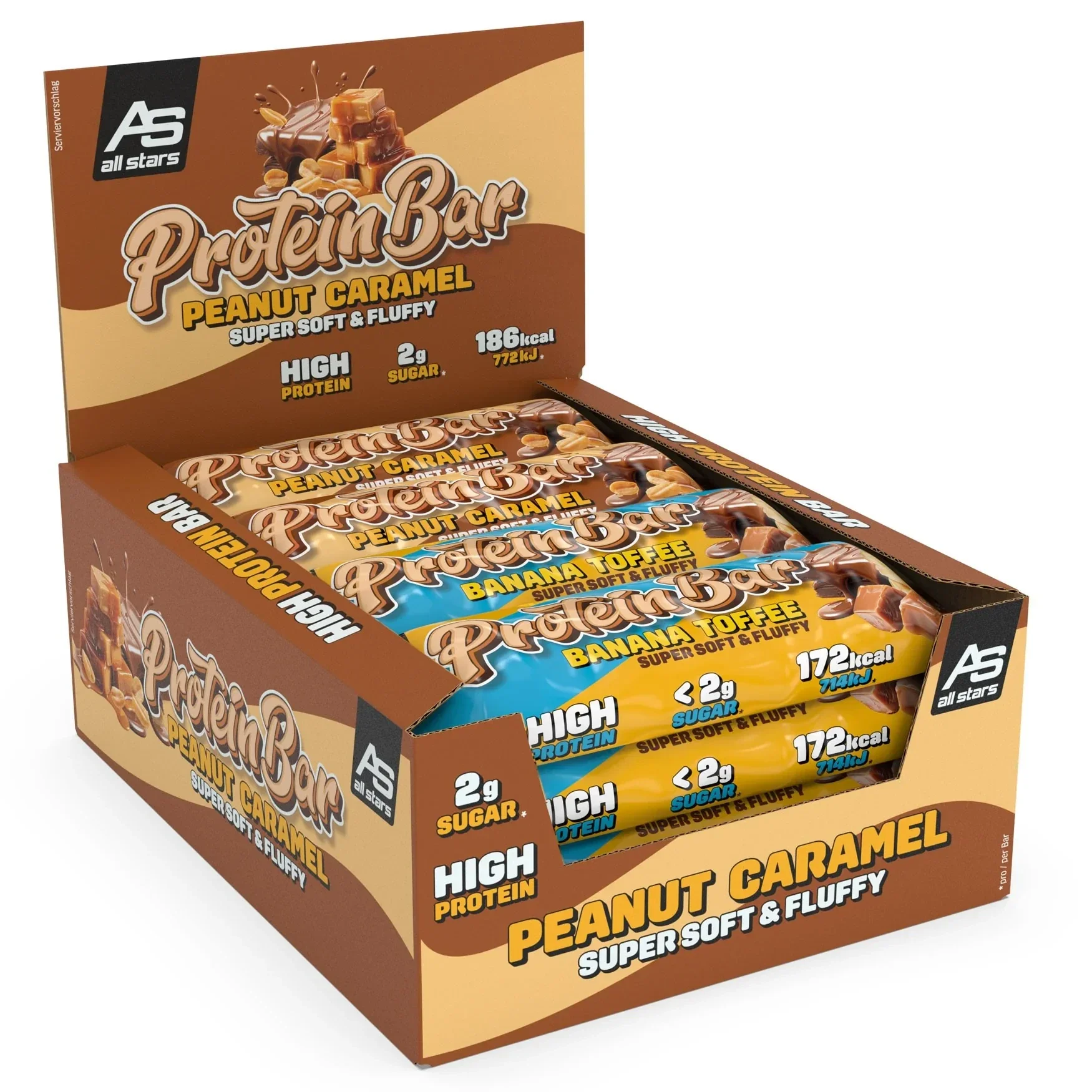 All Stars Riegel PROTEIN BAR SOFT & FLUFFY Mix-Box