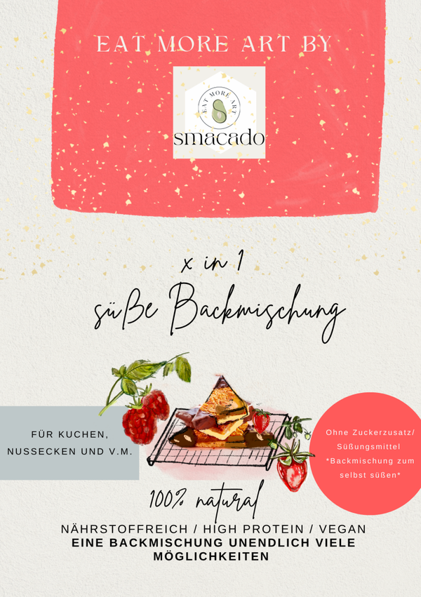 Süße Backmischung - Universal / ohne Rezeptkarten