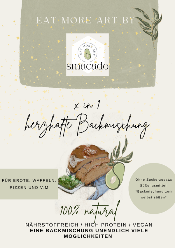 Herzhafte Backmischung - Universal / ohne Rezeptkarten