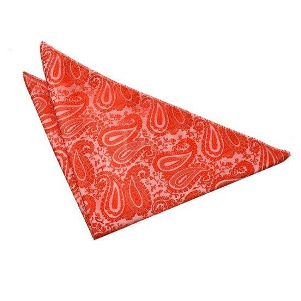 Oranje Paisley pocket pochet