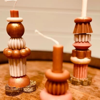 Les bougies "Ludicolor" (3 tailles au choix)