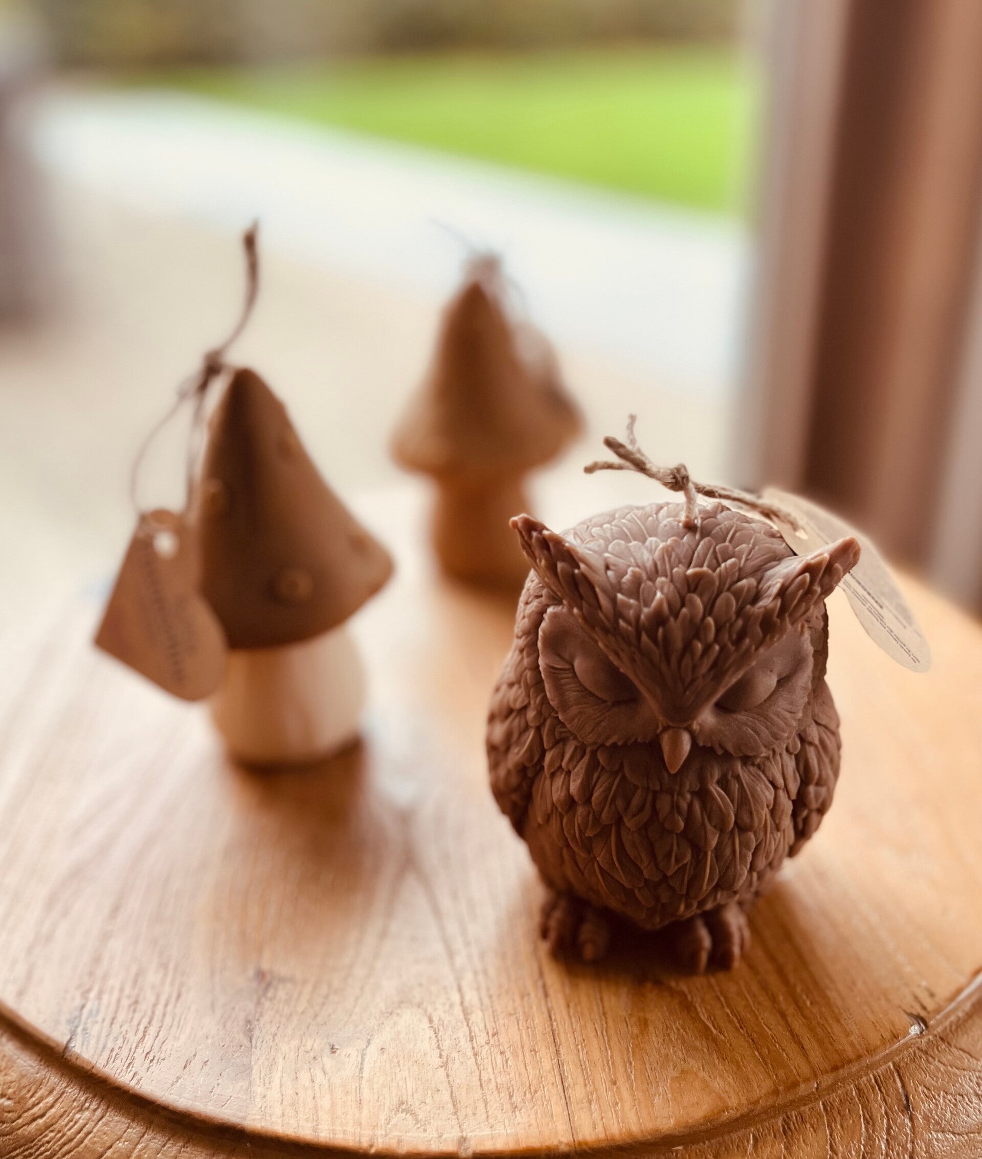 Bougie moulée « Hibou »