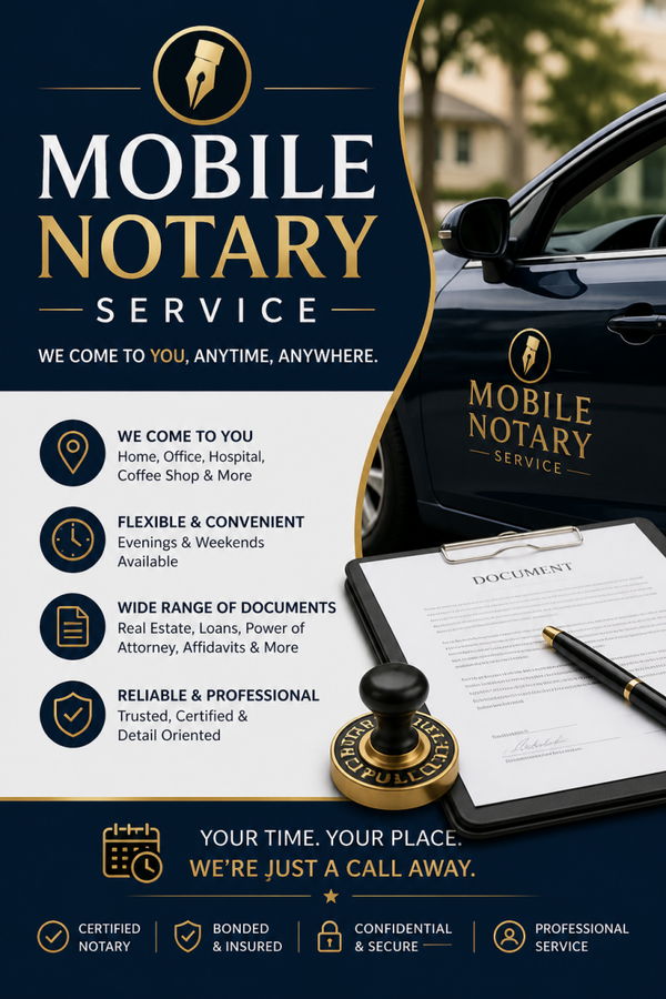 Mobile Notary Servies
