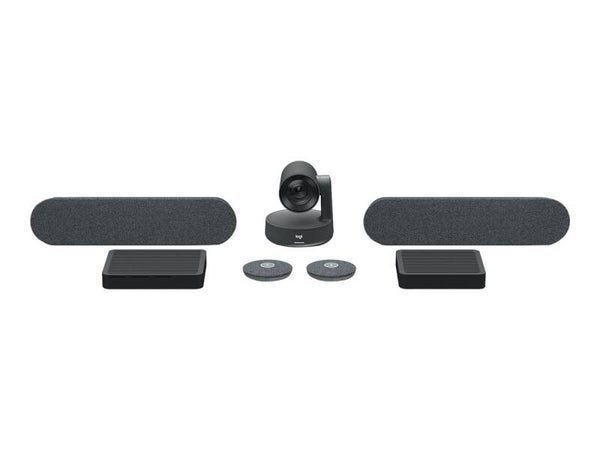 Logitech Rally Plus - Modulares 4K-Videokonferenzsystem für große Räume (LOGITECH 960-001224)