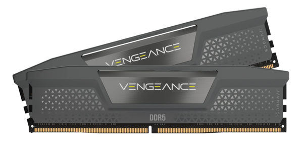 Corsair Vengeance grau UDIMM 64GB Kit, DDR5-6000, CL40-50-50-96 CMK64GX5M2D6000Z40