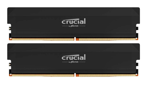 Crucial Pro Overclocking UDIMM 64GB Kit, DDR5-6400, CL40-40-40-80