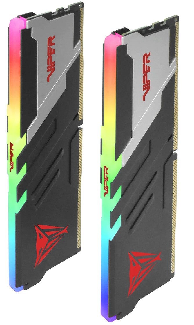 Patriot Viper VENOM RGB UDIMM 32GB Kit, DDR5-6000, CL30-40-40-76, PVVR532G600C30K