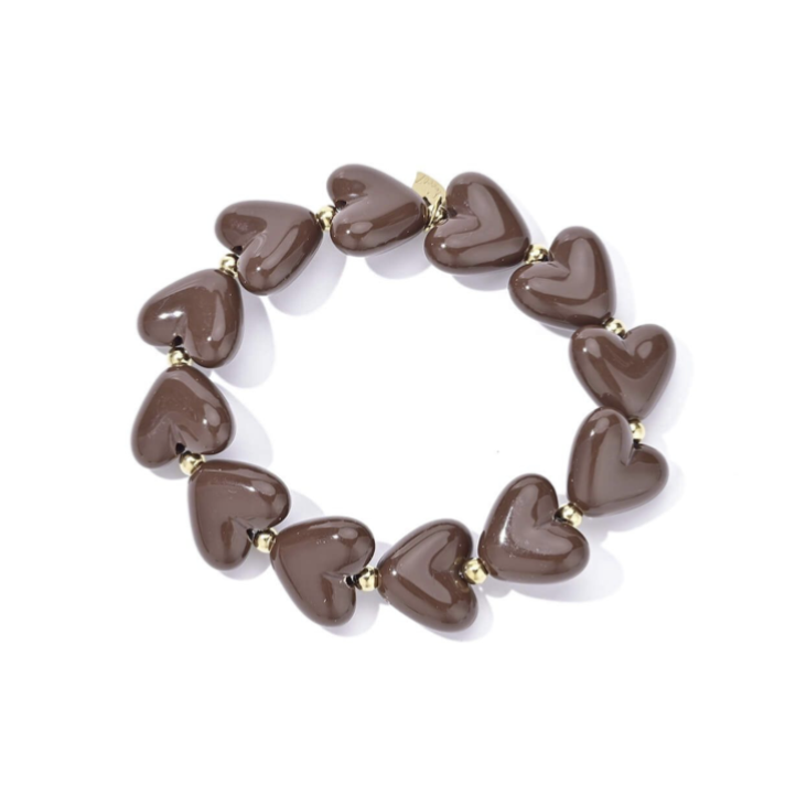 Hartjes kralen armband