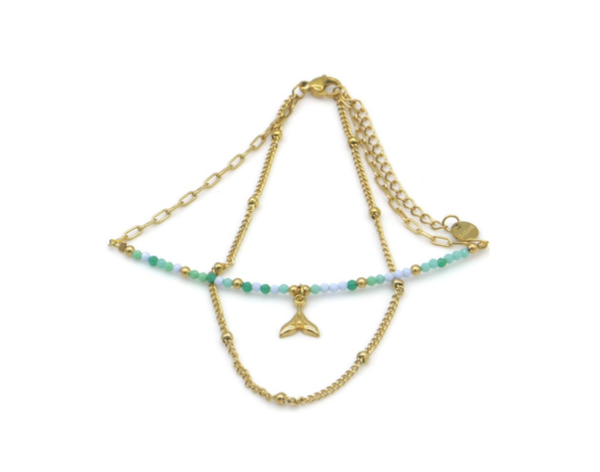 Finny Beads Enkelbandje