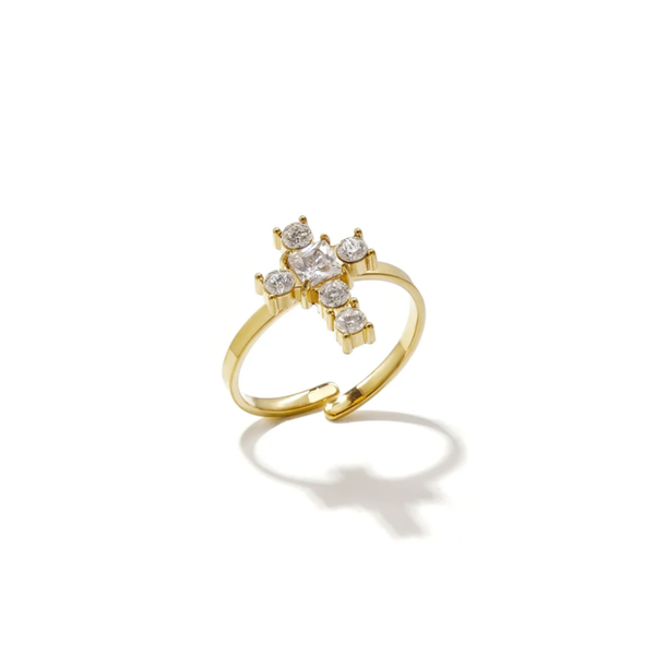 Diamant Kruis Ring