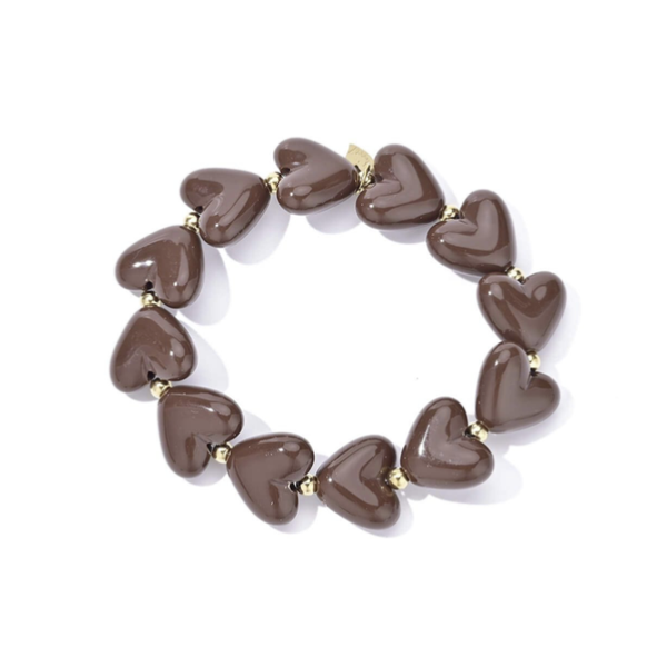 Hartjes kralen armband