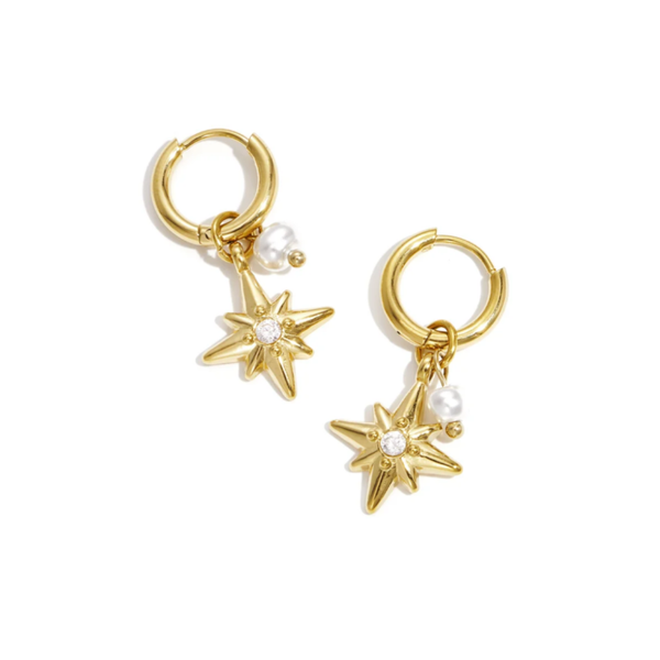 Star Pearl Oorbellen